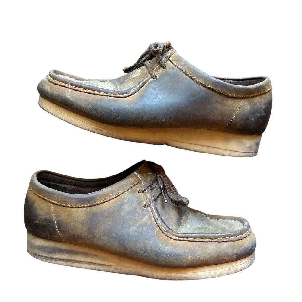 Clarks Original Wallaby Brown Leather Shoe